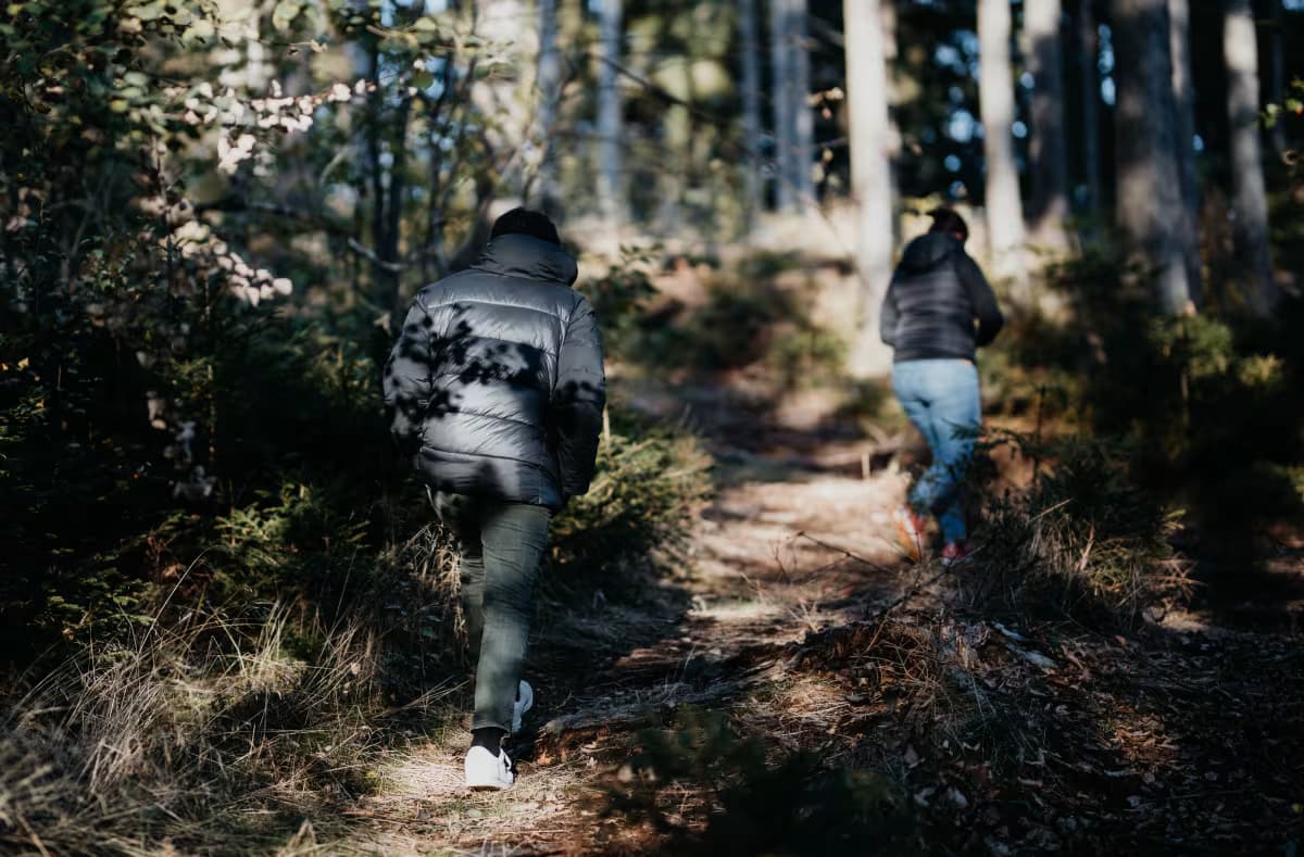 Winterwanderung im verschneiten Erzgebirge