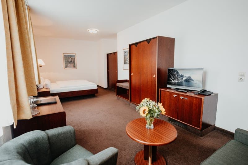 Geräumige Junior Suite mit separatem Wohnbereich