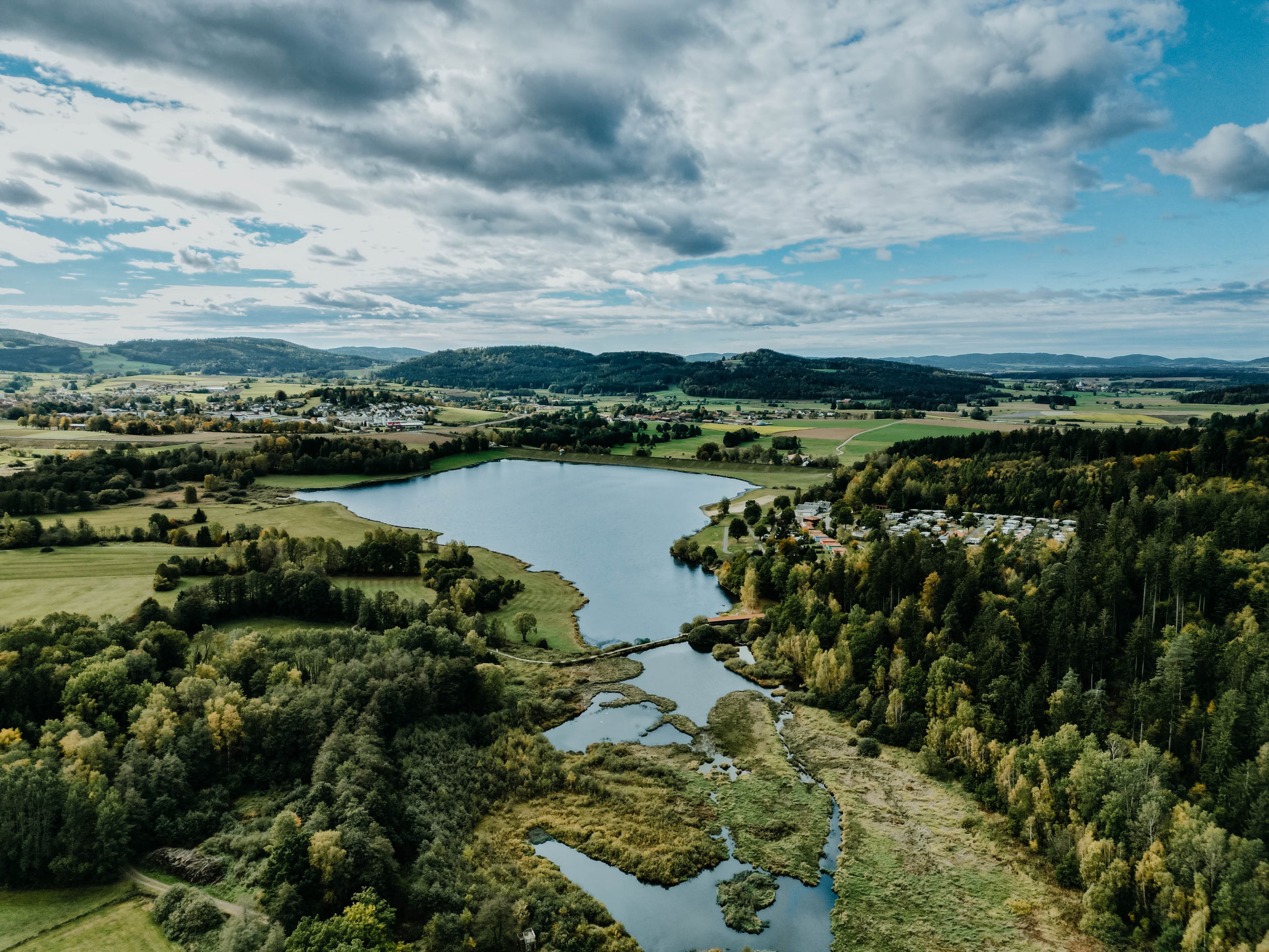 Luftaufnahme Bayerischer Wald